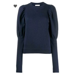 Ulla Johnson Philo pullover in navy, size M
